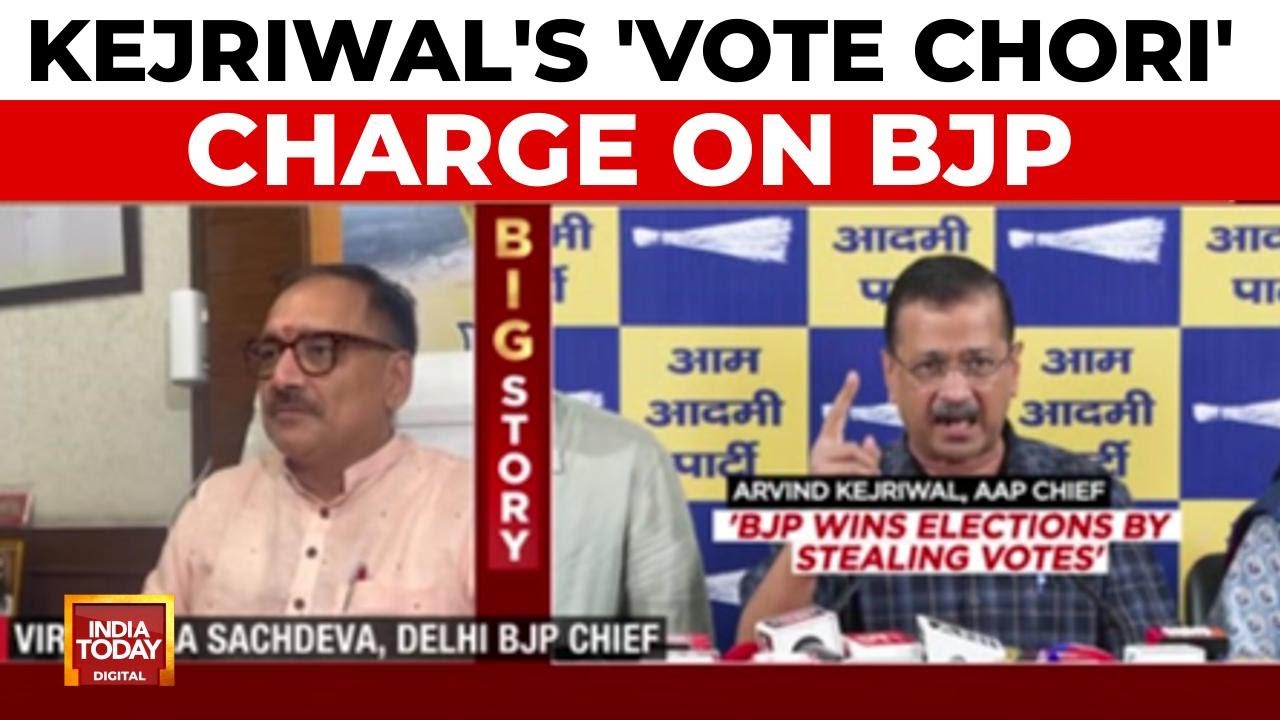 Arvind Kejriwal's 'Vote Chori 'Charge On BJP; party hits back over Punjab floods | India Today