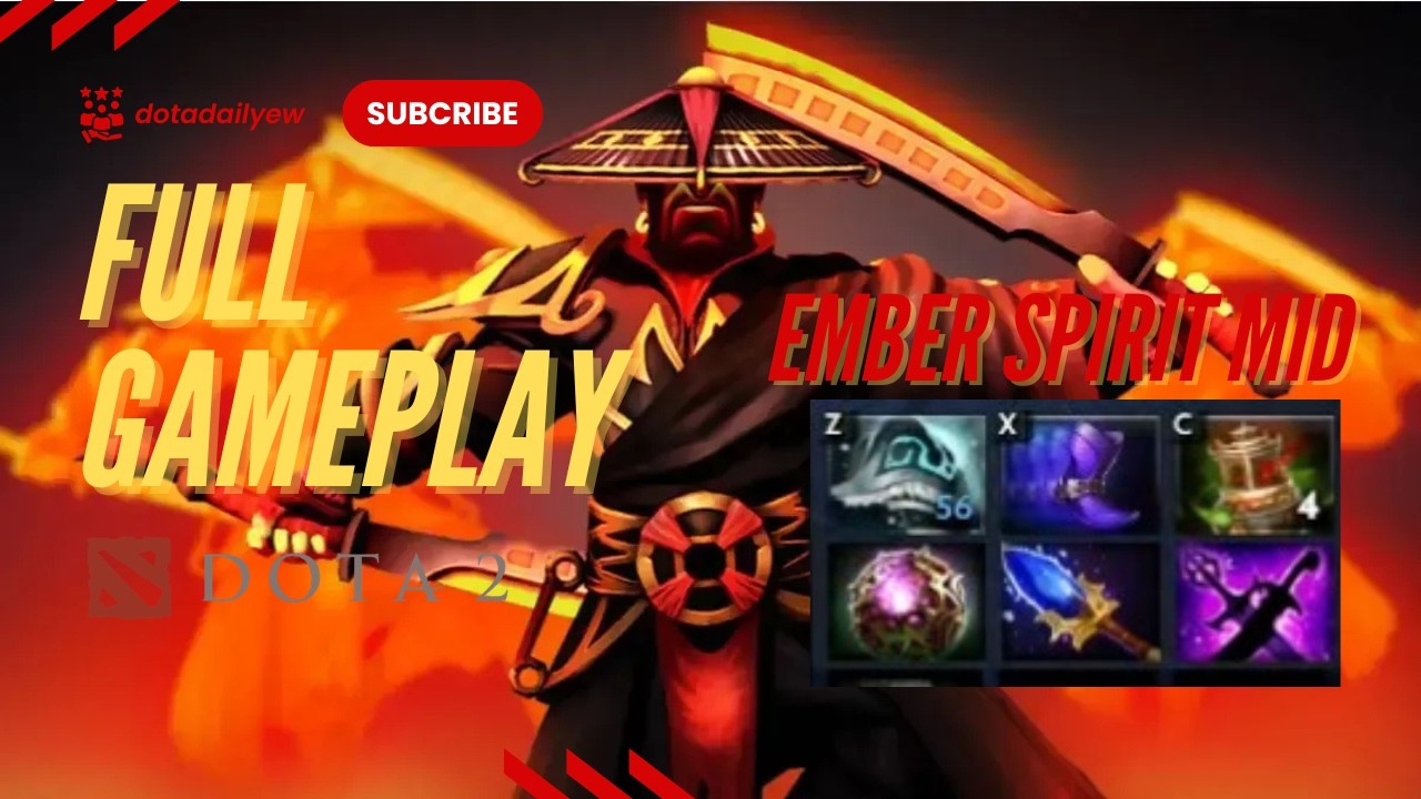 FULL GAME EMBER SPIRIT MID DOTA 2 patch 7.40c