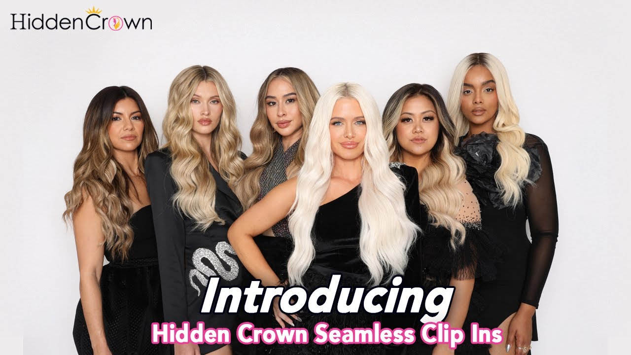 Introducing the NEW Hidden Crown Seamless Clip Ins- Hidden Crown