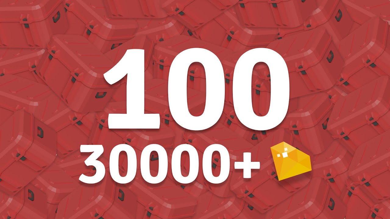 100+ RED CHESTS!!! ARTIFACT! 33000 GEMS, LIMITED SKINS, coverts, sprays, and more... Voxiom.io