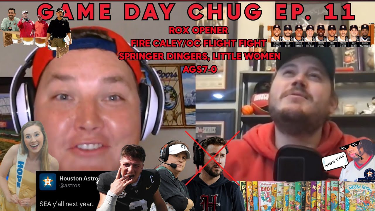 Game Day Chug Ep 11: Rox Opener, FIRE CALEY, OC Flight Fight, Springer Dingers, Little Women, Ags7-0