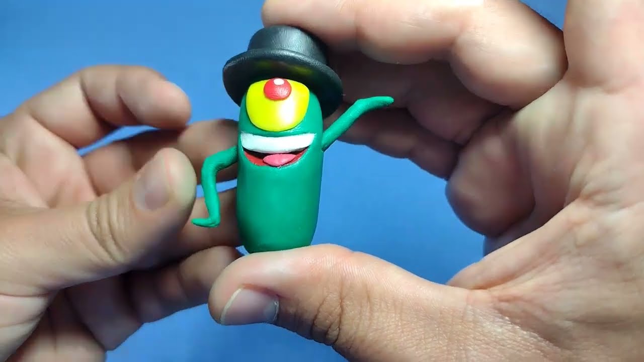 Plankton, Bob Esponja (en plastilina)