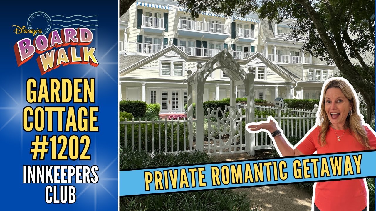 BoardWalk Resort GARDEN COTTAGE | #1202 Tour | Walt Disney World | Innkeepers Club Level | Luxury