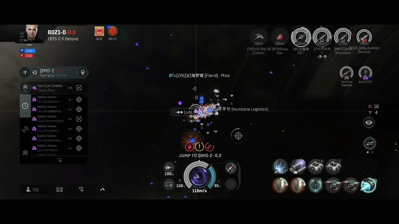 BOZ1-0 Battle +700 in local - Eve Echoes
