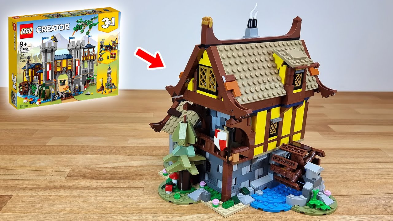 Lego Medieval Watermill | Alternative 31120 Build