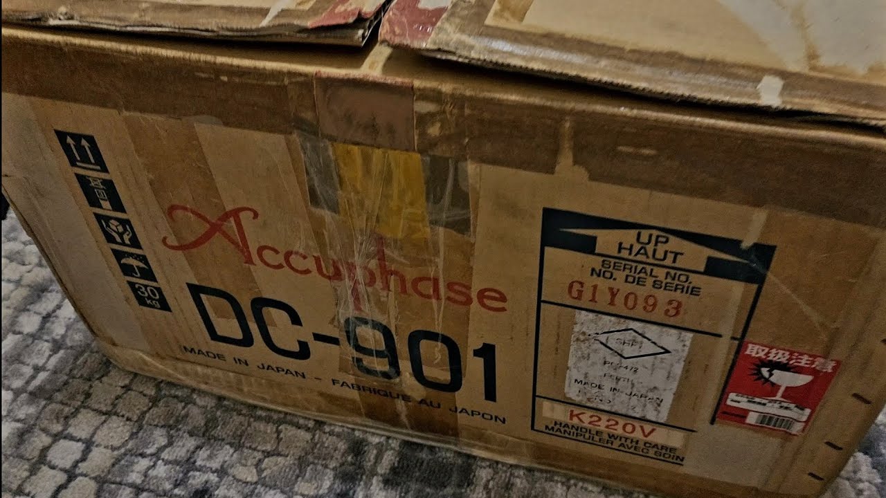 Unpacking new DAC to try - #Accuphase DC901