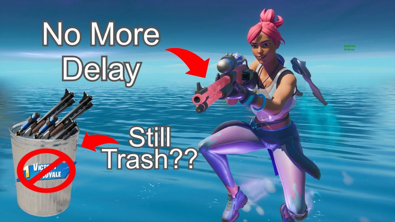 I Fixed The Charge ShotGuns Delay - Epic Needs To Nerf And Buff This Gun - Trash Gun- Fortnite Guide