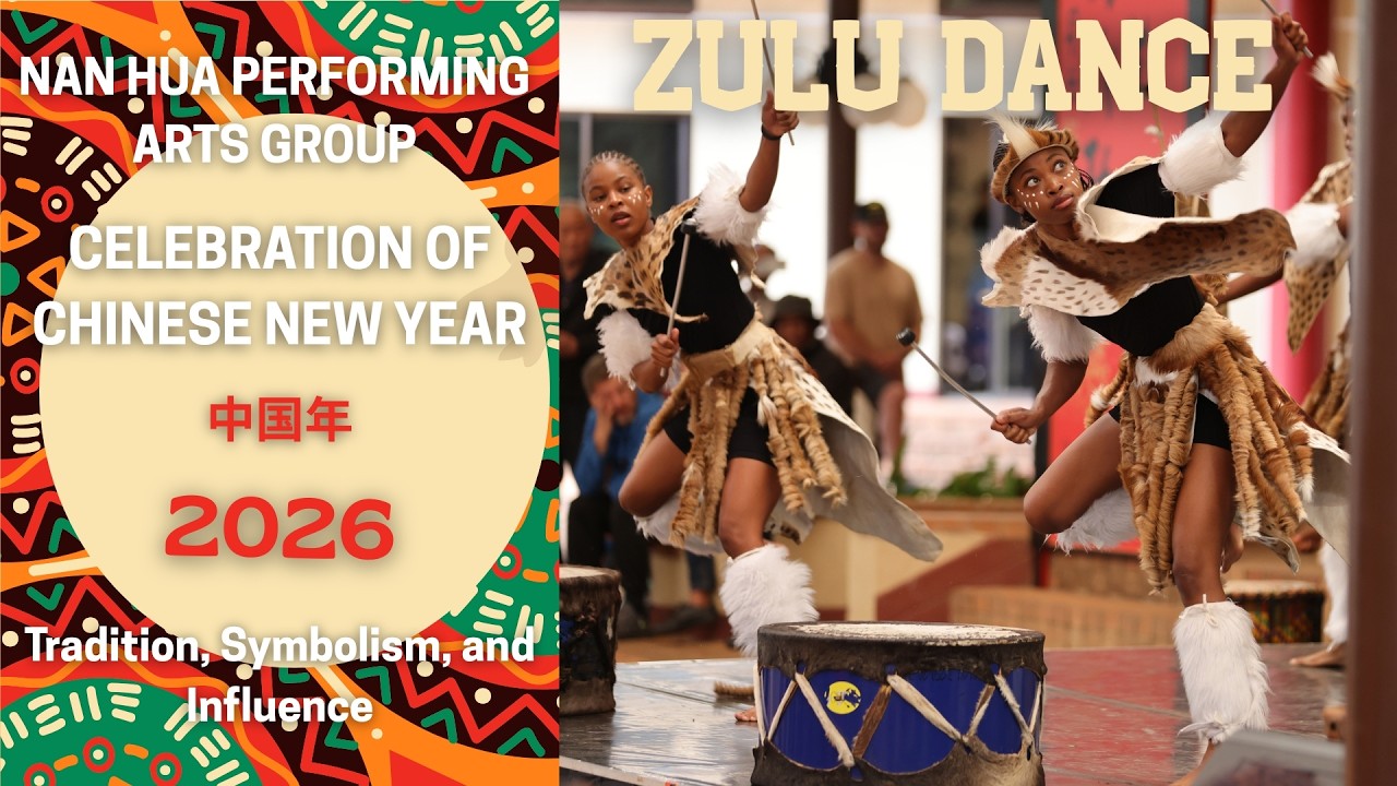 Zulu Dance-Chinese New Year-中國年祖魯舞演出-Like the Horse, move with strength, live with freedom🎭🇿🇦.
