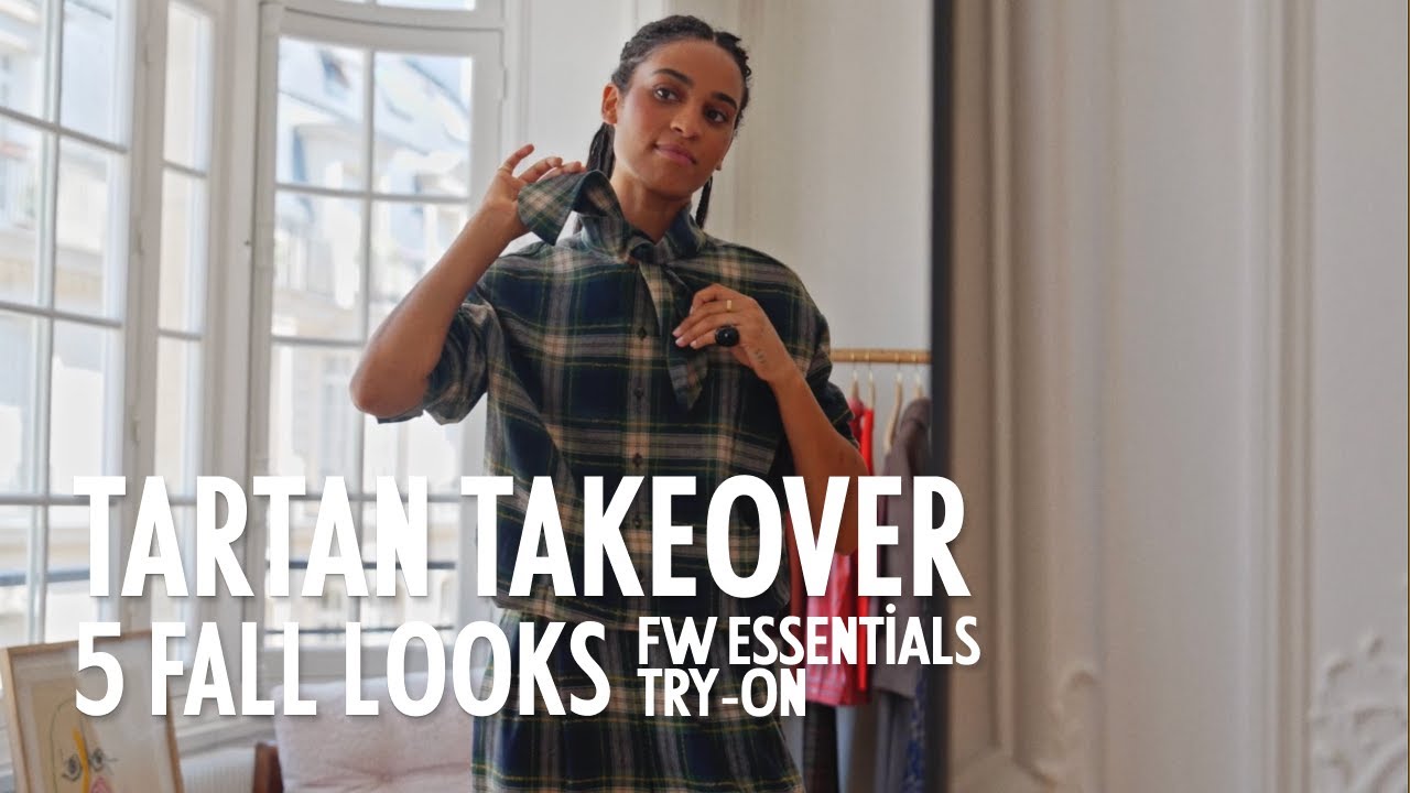 Fall layering made easy with Tartan | Sézane