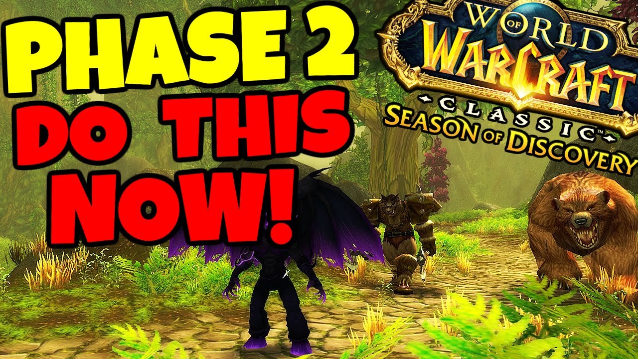 My Preparation for Phase 2 of Season of Discovery!