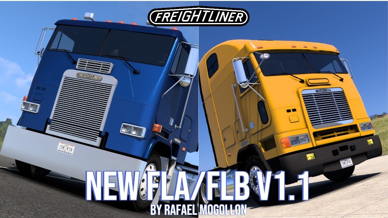 Best New Cabover Mod? | ATS Mod Reviews | Freightliner FLA/FLB V1.1 BETA