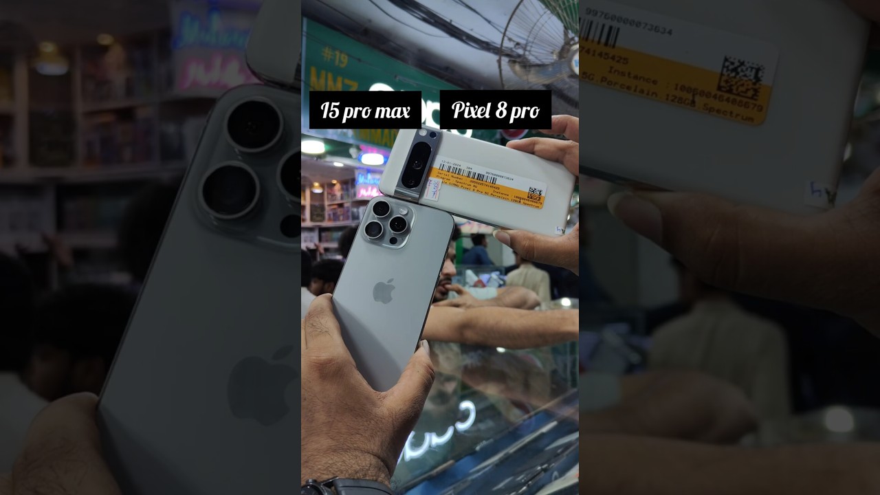 iPhone 15 Pro Max vs Pixel 8 Pro Camera Test Compact Powerhouses #shorts #trending #viralvideo