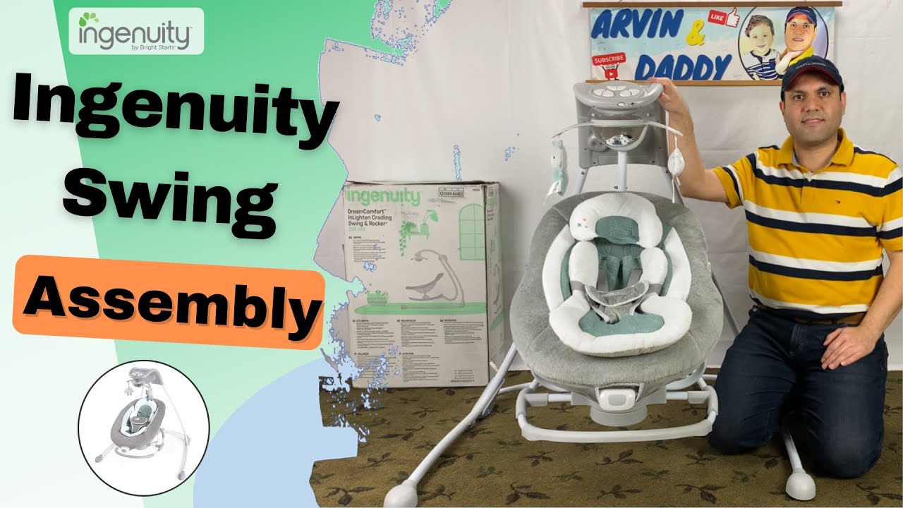 Ingenuity Swing Assembly - How to Put Together Ingenuity Dreamcomfort Inlighten Cradling Swing