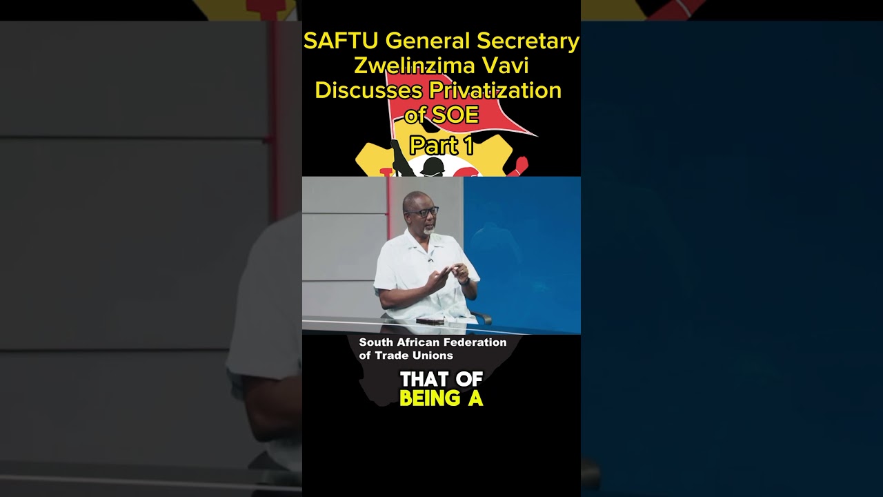 SAFTU Exposes ANC's Privatization Agenda: The Fight for State-Owned Enterprises #shorts