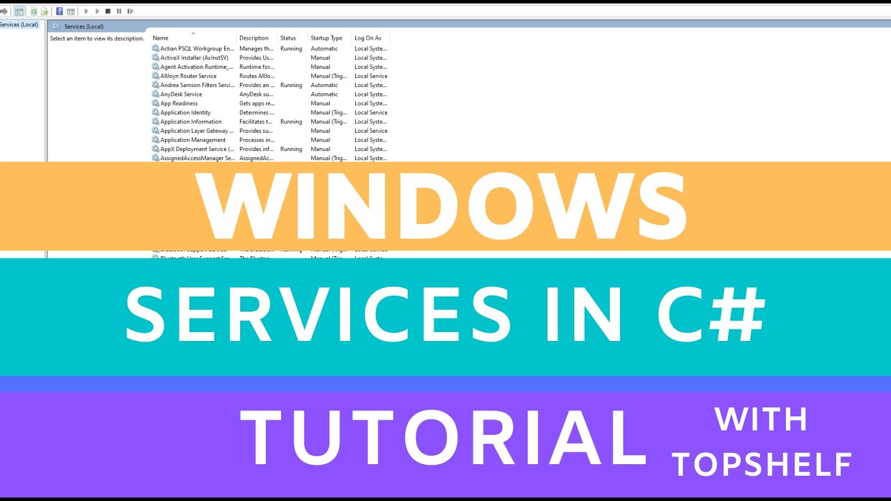 Учебник по C# для Windows Service &mdash; введение в Topshelf