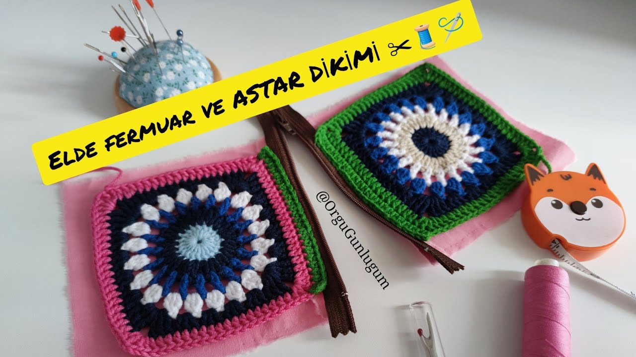 ELDE FERMUAR ve ASTAR DİKİMİ ✂️🧵🪡En kolay fermuar dikimi✂️🧵 Çanta Cüzdan Fermuar Dikimi🧵🪡✂️