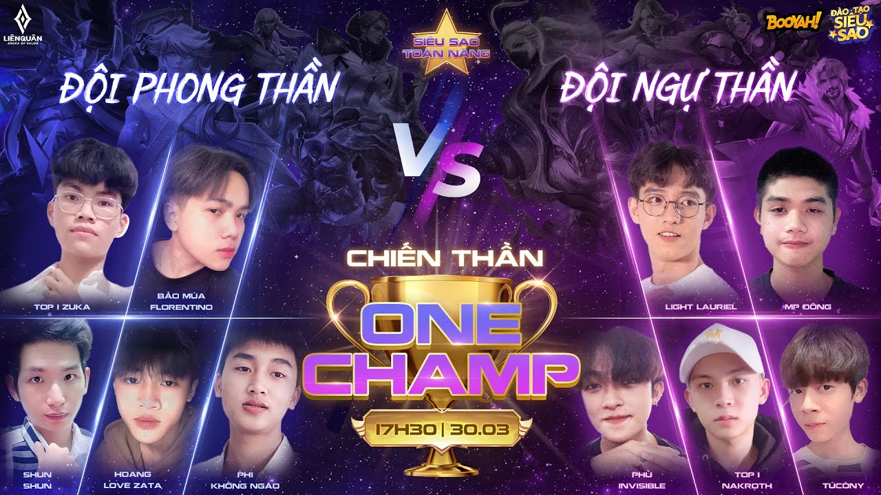 TRỰC TIẾP: TRẬN ĐẤU CHIẾN THẦN ONE CHAMP | 17H30 - 30/3