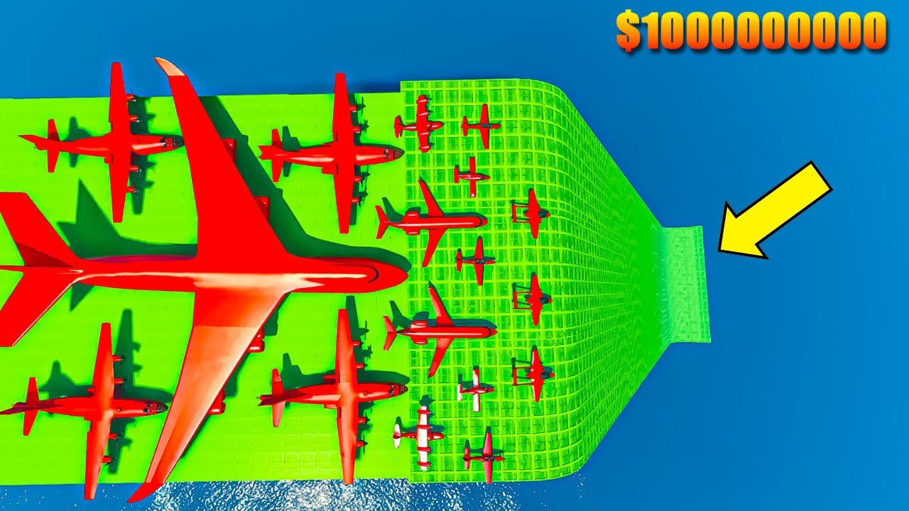 $1000000000000 Plane Crash Challenge with Spiderman new 😍|#gta5