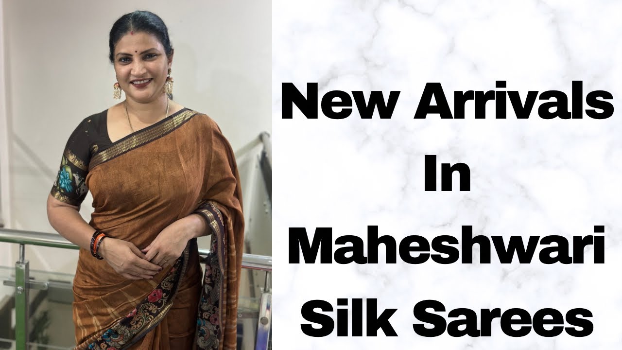 New Arrivals In Maheshwari Silk Sarees | SamathaReddyStudio 