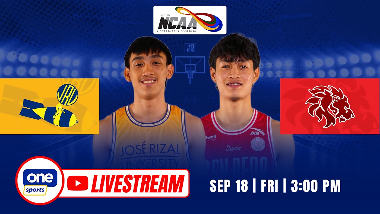 LIVE: JRU vs SAN BEDA | NCAA SEASON 102 MEN&rsquo;S BASKETBALL | SEP 18, 2026