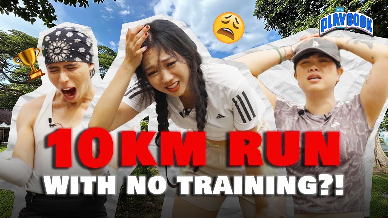 We RAN 10KM with NO TRAINING for our HALF-MARATHON CHALLENGE (Part 2) | 🧘 YGW PLAYBOOK EP 9