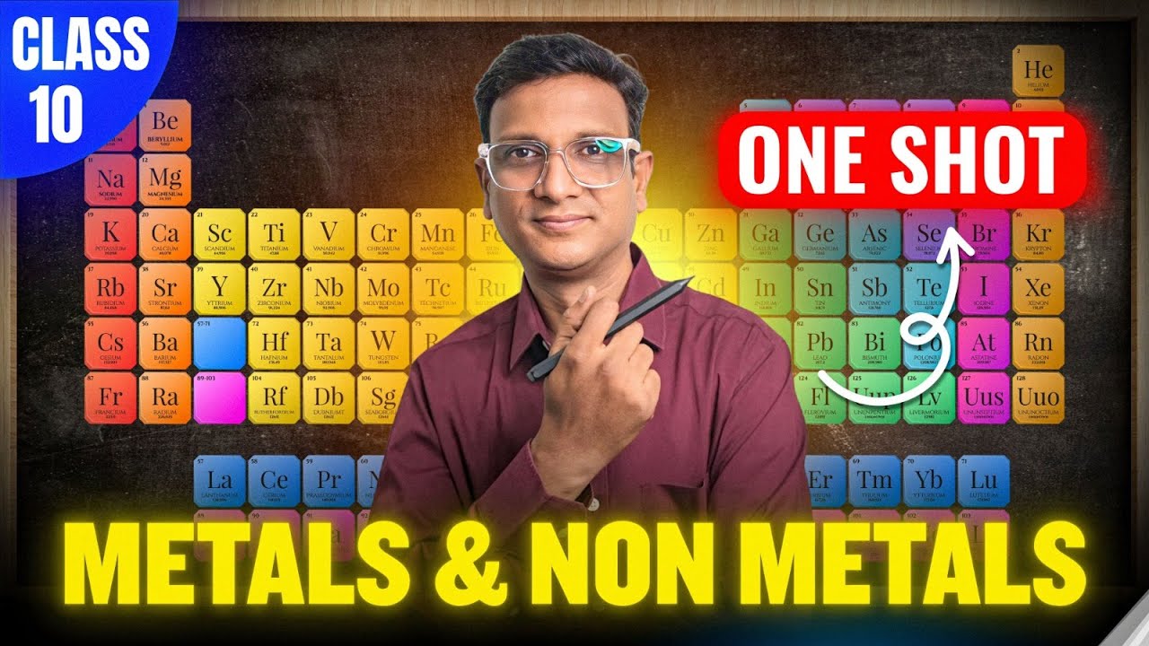 Metals & Non-Metals Class 10 Chemistry | Easy Telugu Explanation | Full Chapter | Eduscope