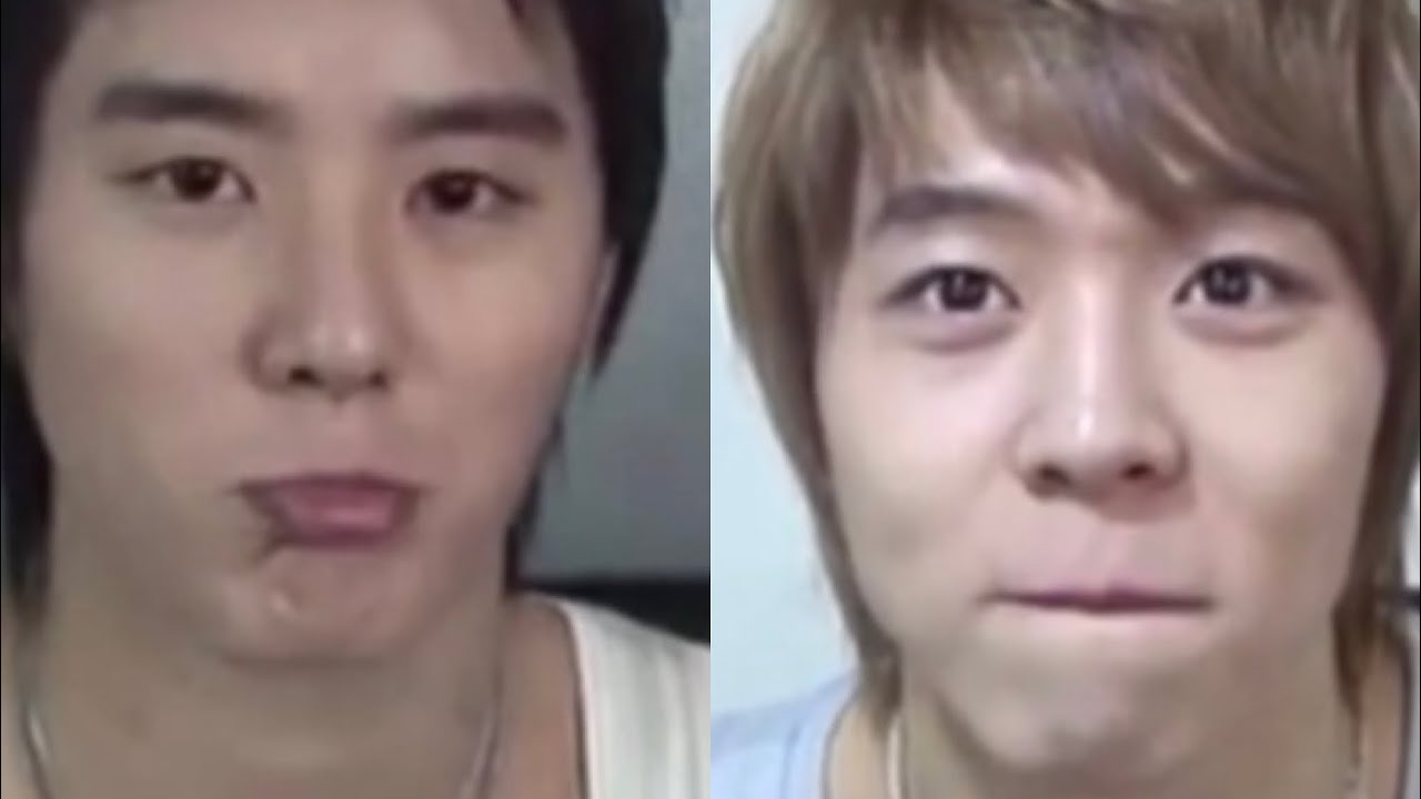 서로 애교 흉내내는 준수 유천