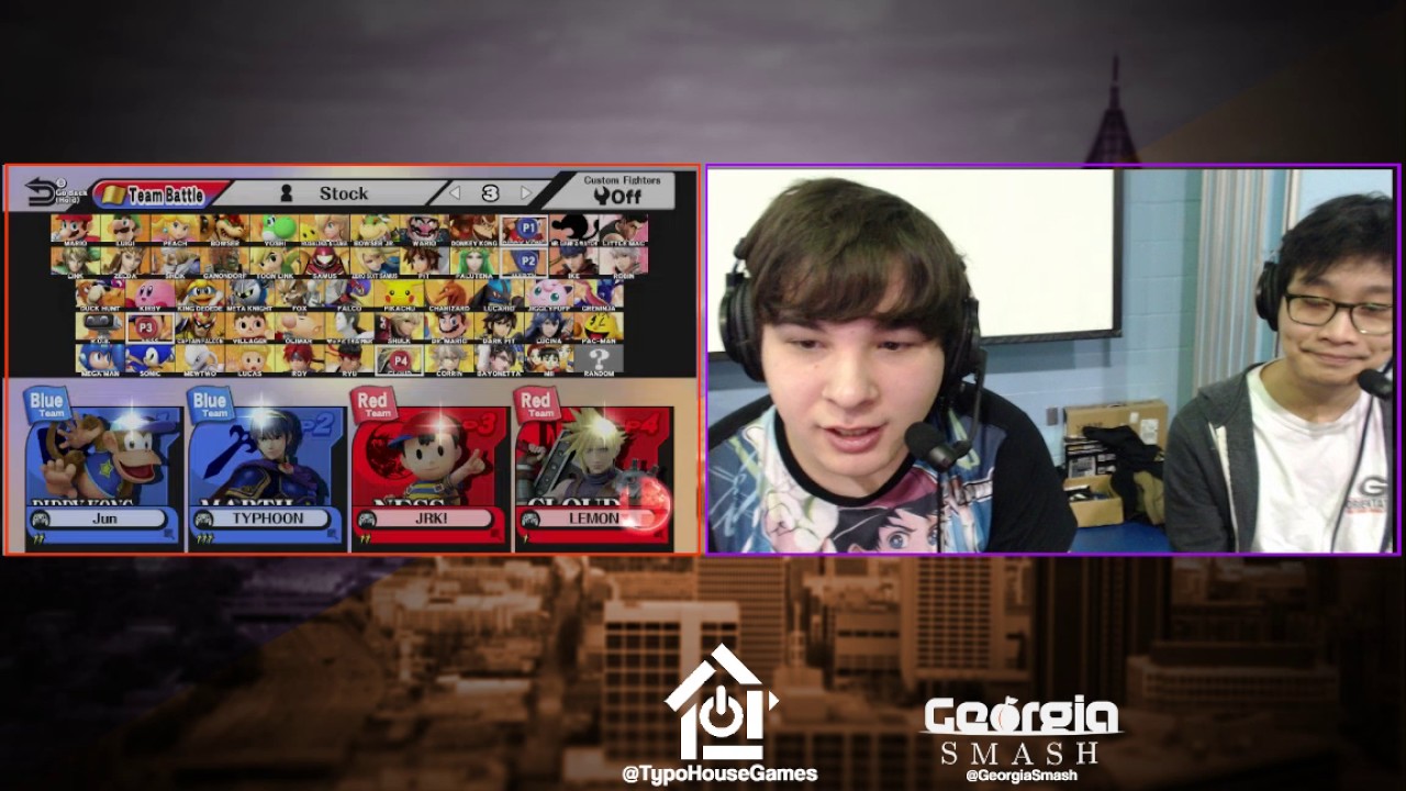 DI 2017 - Jun/Typhoon vs Mr. Purple/LemonCake - Smash 4 Doubles Round 1