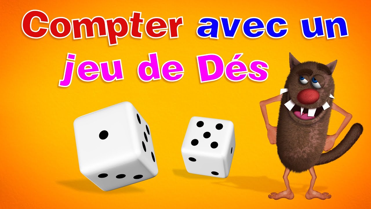 Foufou - Compter avec des Dés pour les enfants (Learn to count with Dice for kids) 4k