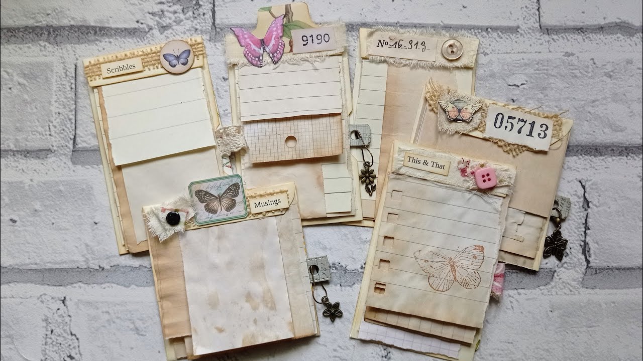 Envelope Notebooks with Secret Pockets