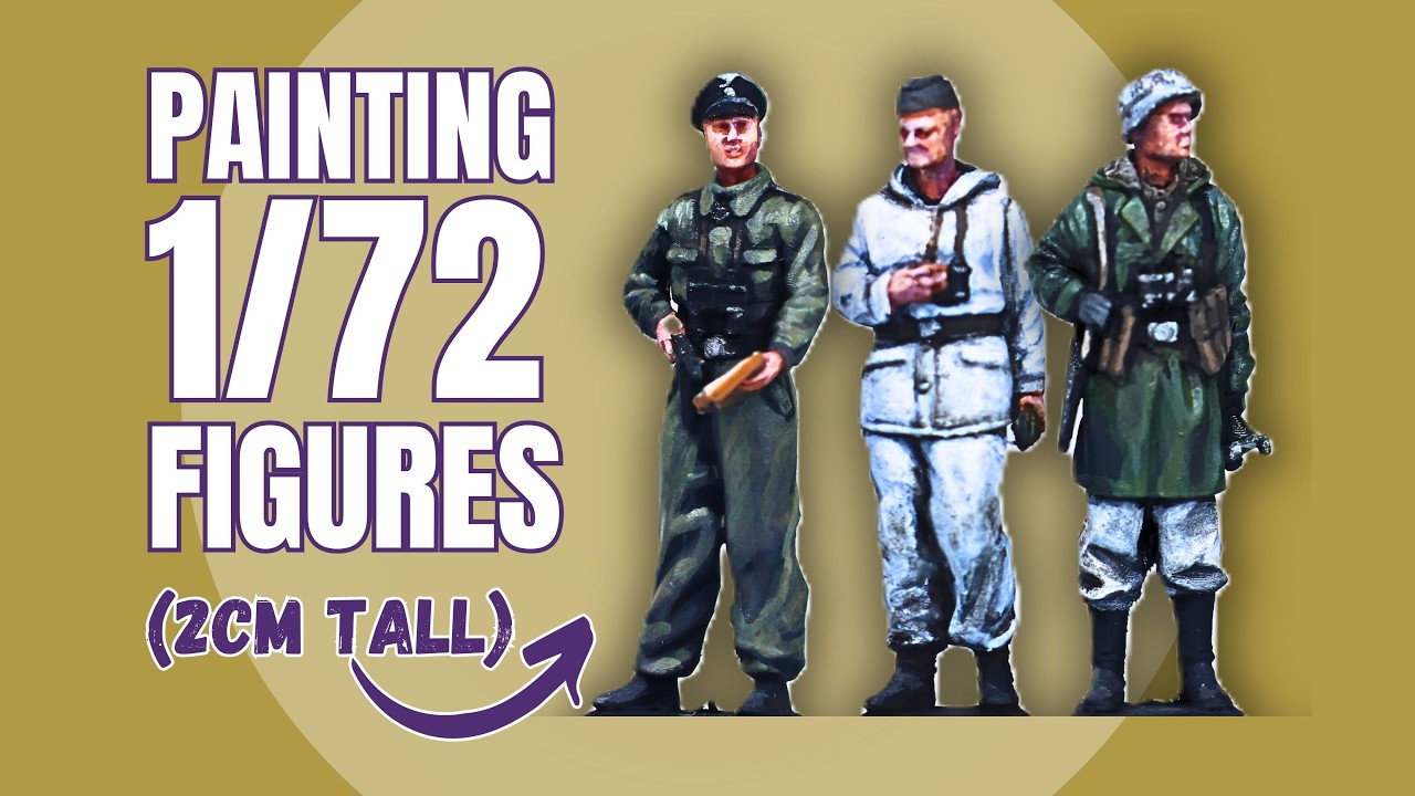 Раскрашиваем замерзших танкистов! «Белый аист» 1/72 Харьков 1943, часть 1.