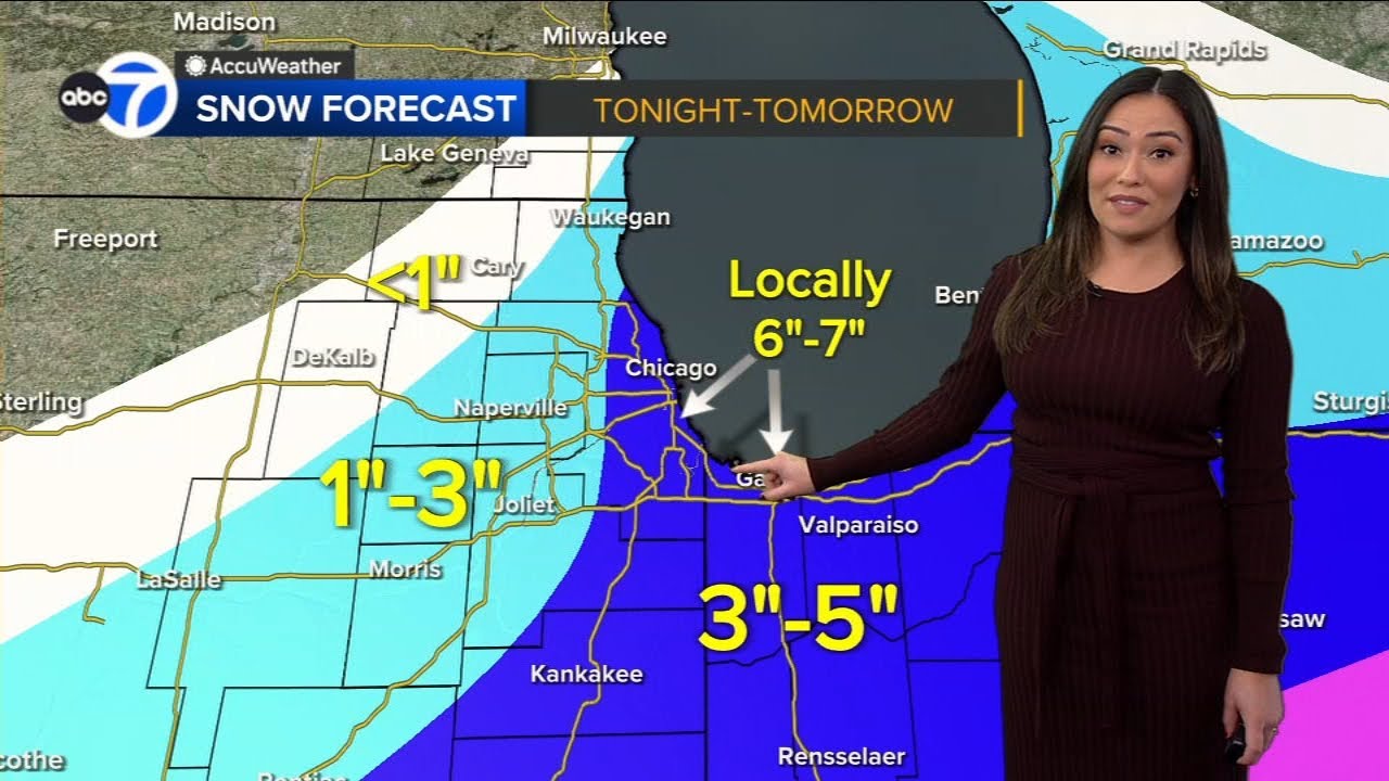 Winter storm could bring several inches of snow to Chicago area Saturday night