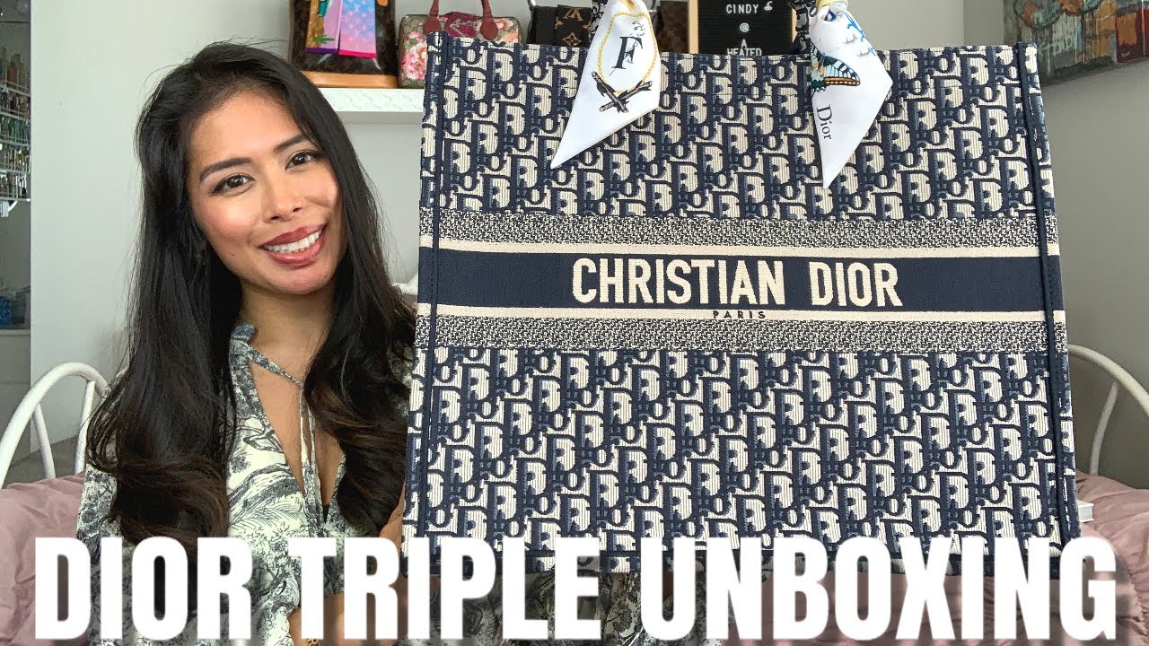 Dior Book Tote Reveal, Triple Unboxing & How I Saved $500 on the Christian Dior Oblique Book Tote!