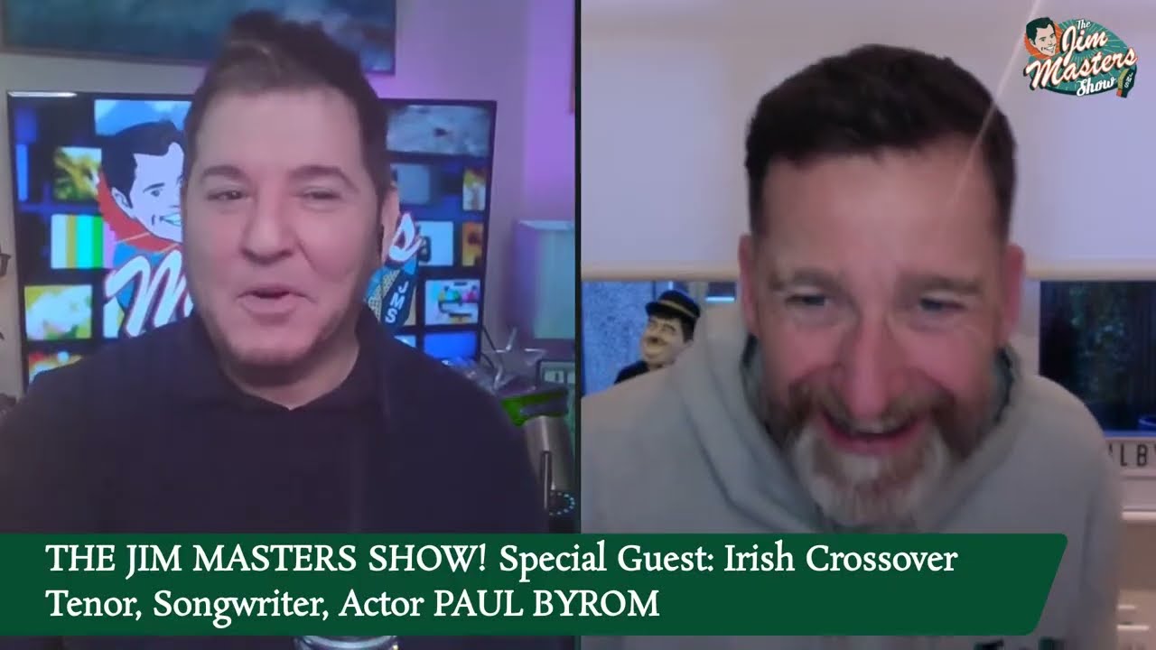 Irish Crossover Tenor Paul Byrom DISHES BIG on New Music, Tour, Life, Love on The Jim Masters Show