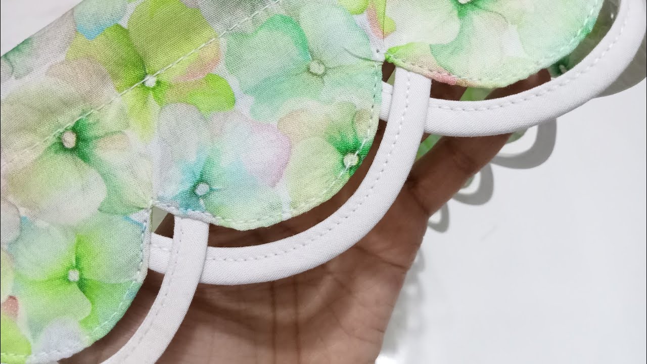 Beautiful cutwork and ring sleeves design||cutting and stitching||Daman and trouser design