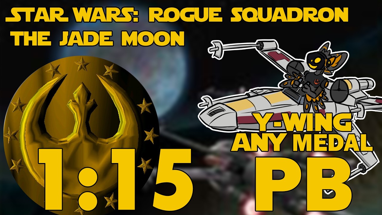 Star Wars: Rogue Squadron 3D | The Jade Moon Speedrun | Y-Wing | 1:15 (PB)