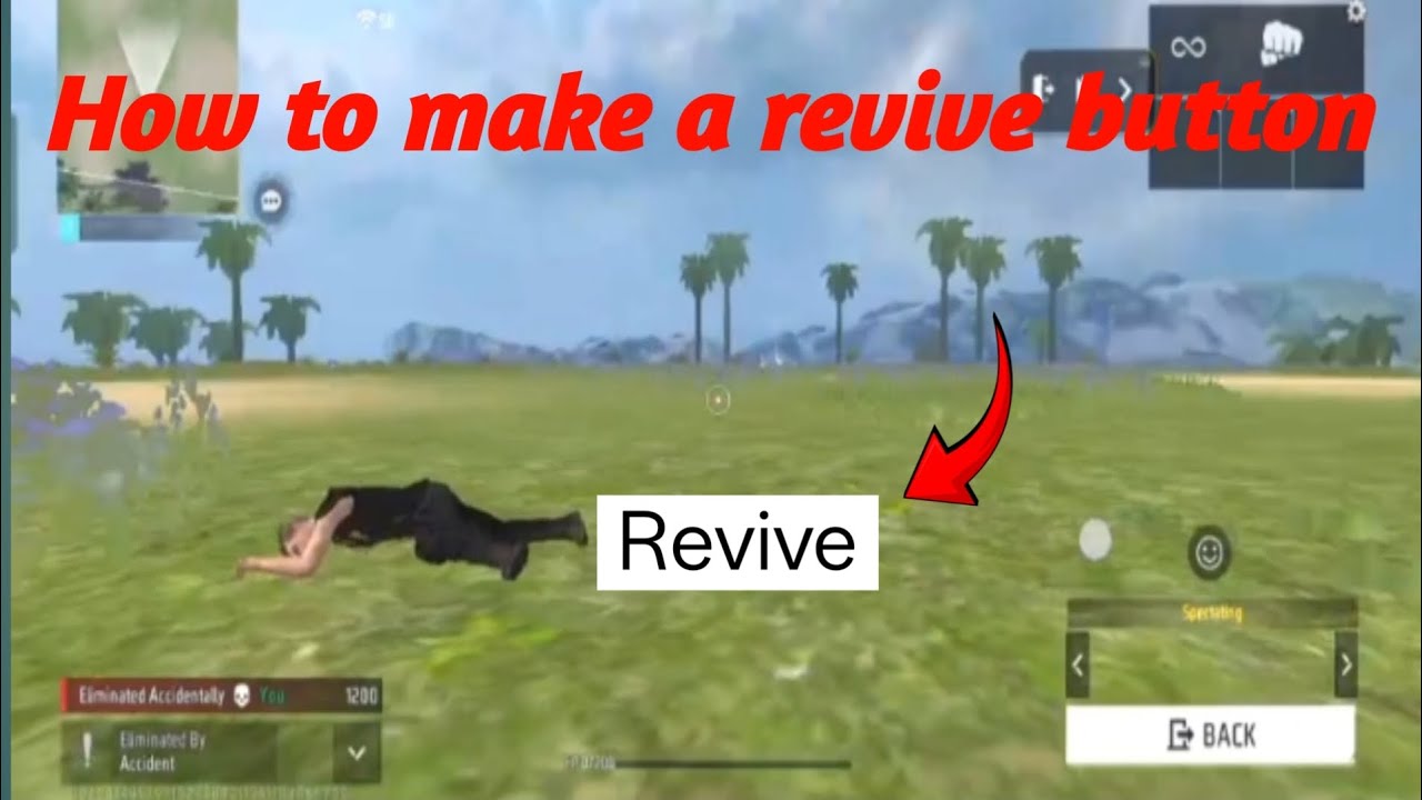 How to make Revive button in Craftland map 