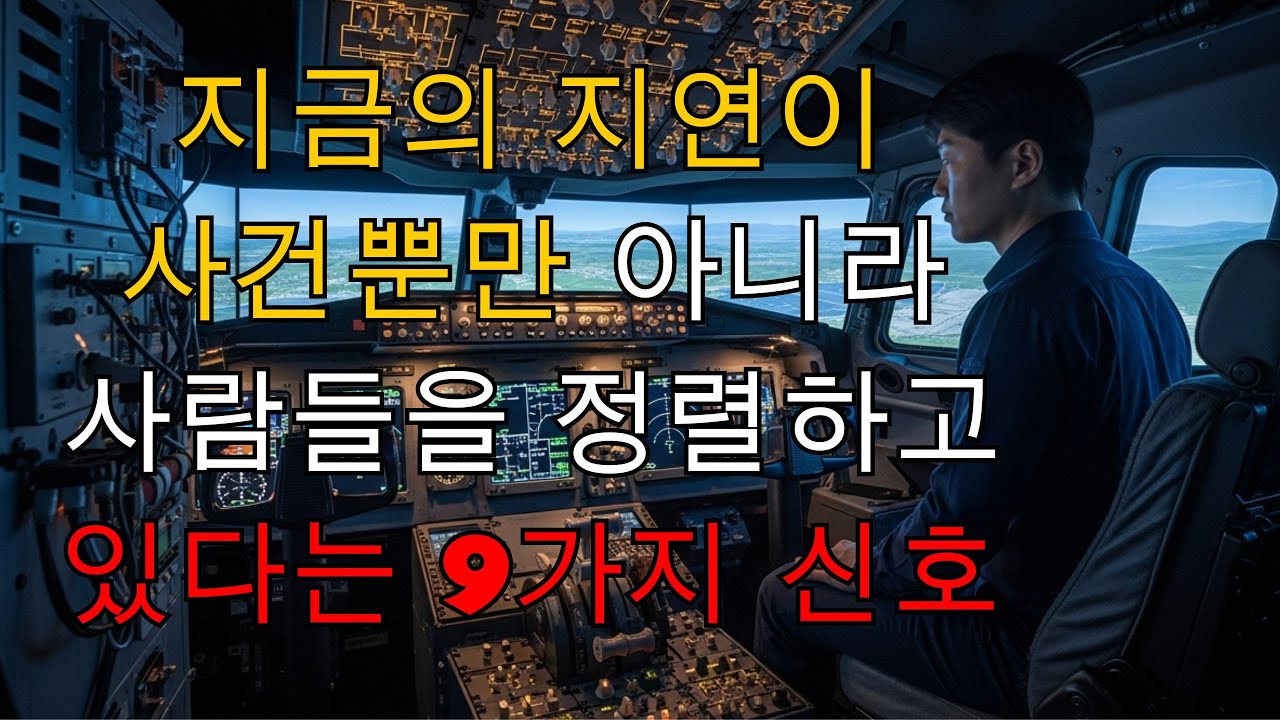 지금의 지연이 사건뿐만 아니라 사람들을 정렬하고 있다는 9가지 신호