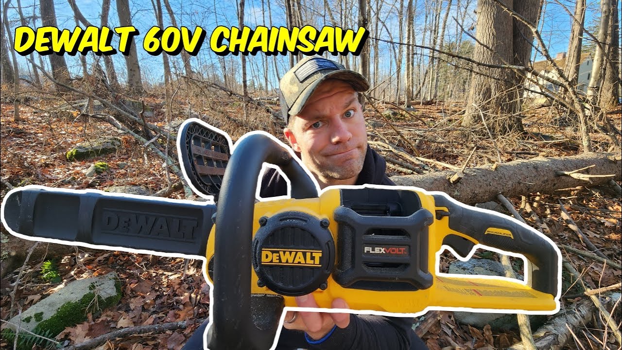 Электрическая цепная пила Dewalt 60 В — лучше ли она бензиновой?!