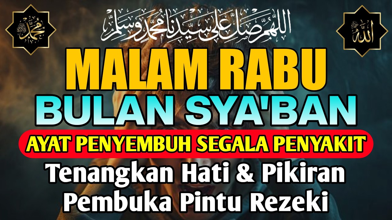 BULAN SYA'BAN , DOA PENYEMBUH SEGALA PENYAKIT, INSYAALLAH SAKIT DITUBUHMU SEMBUH