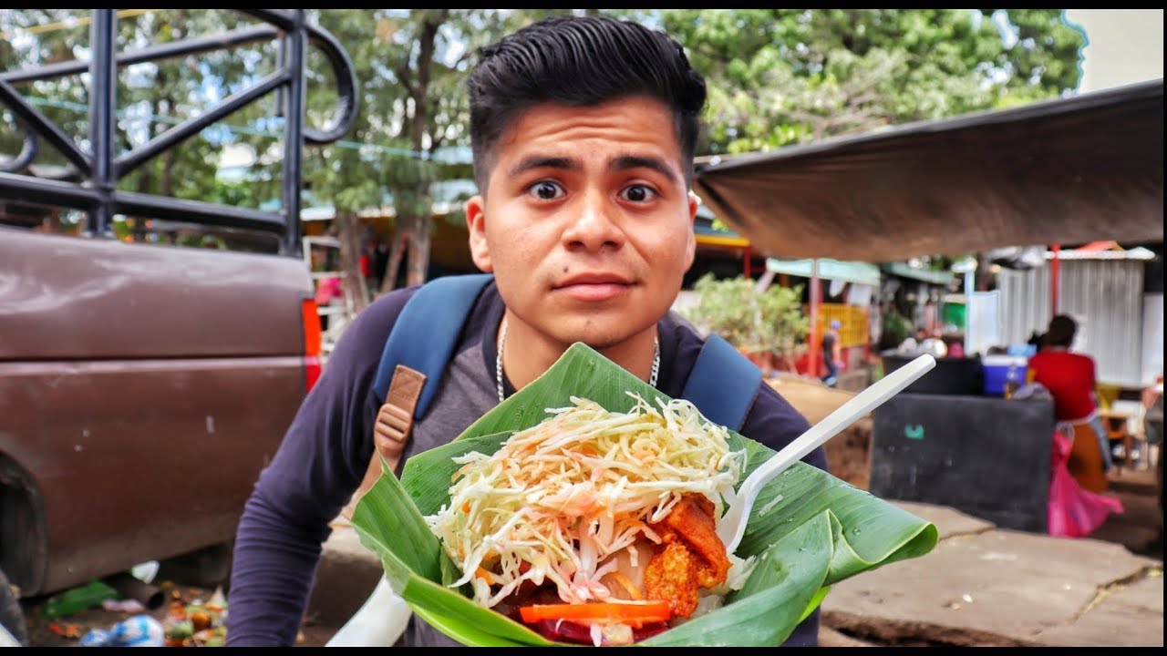 PROBANDO COMIDA CALLEJERA en NICARAGUA 🇳🇮I Chico Reyes Rosas