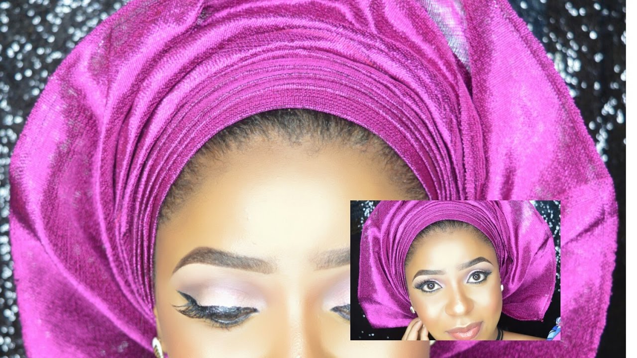 Step by Step How To Tie A Simple Gele. Beginners Friendly/ Beauty Hauljj