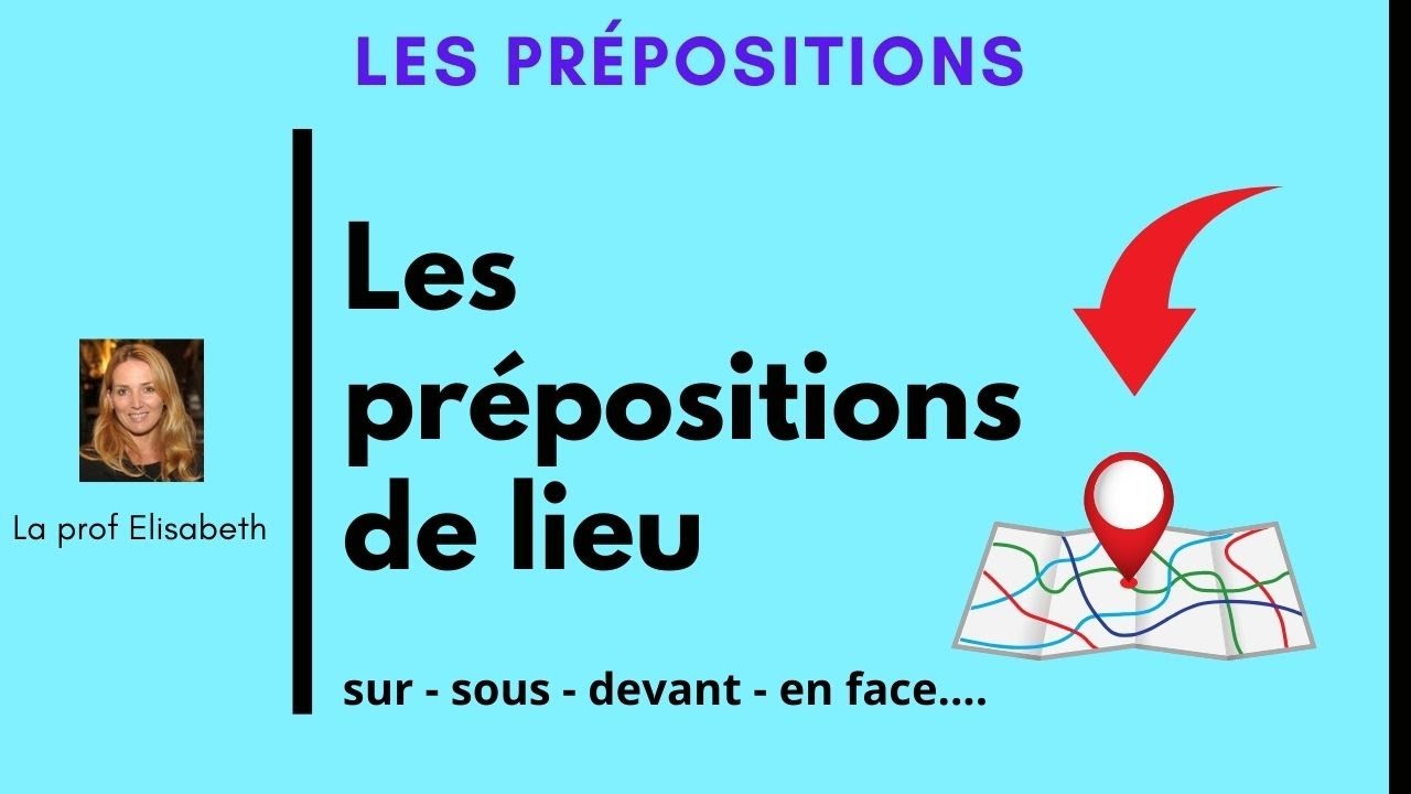 Les prépositions de lieu en français. Sur, sous, devant, entre...English subtitles available! 😉