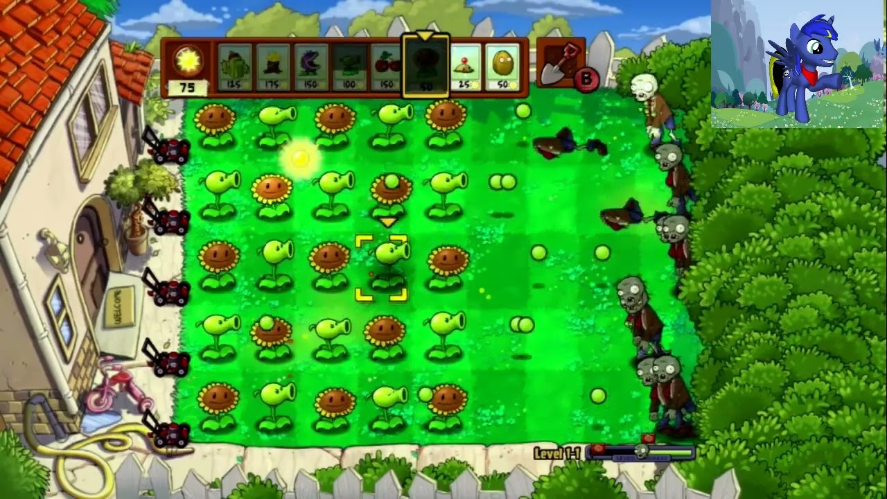 Plants Vs Zombies 1-1 Reversed