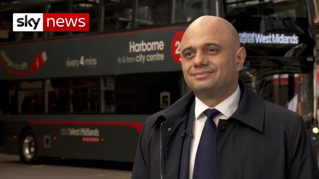 Chancellor Sajid Javid: Confidence is back in the economy