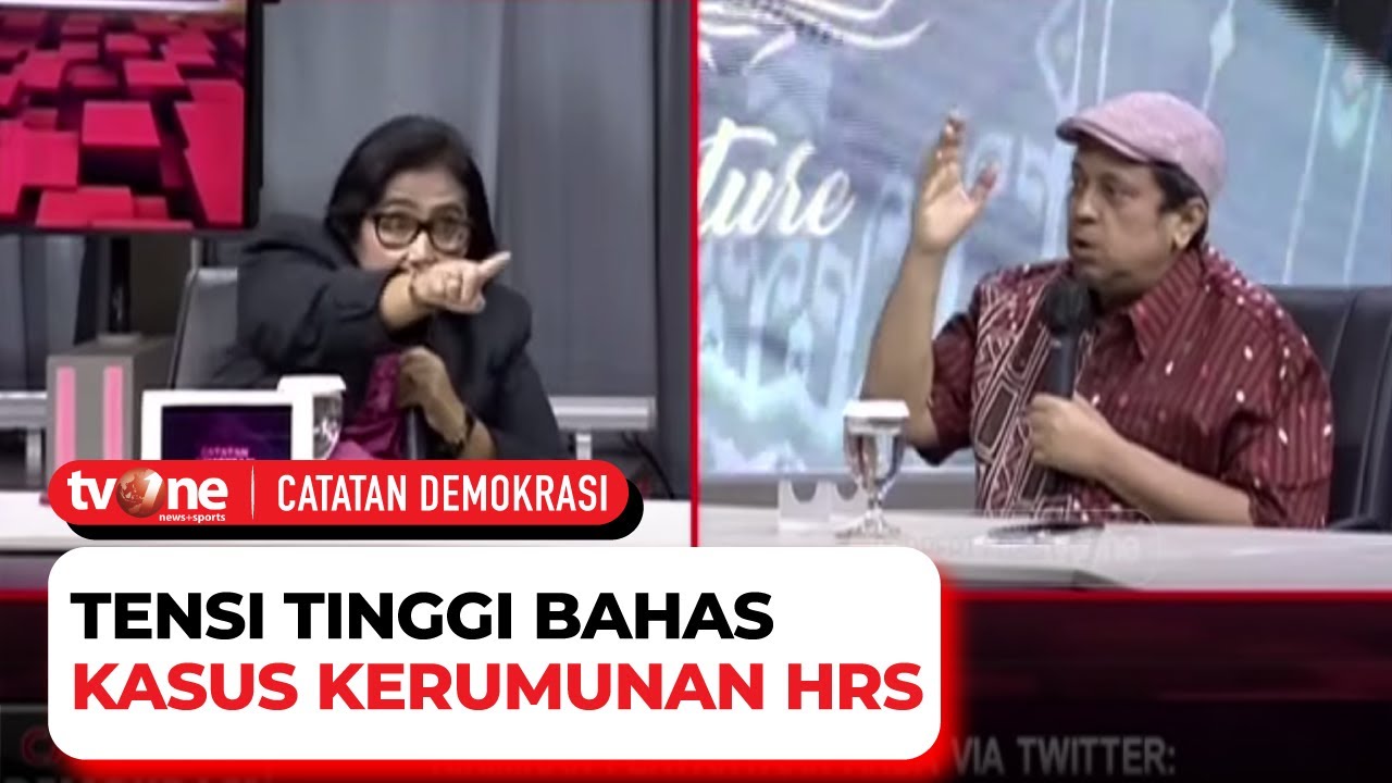 SALING SANGGAH! Irma Chaniago VS Babe Haikal Soal Kasus Kerumunan HRS | Catatan Demokrasi tvOne