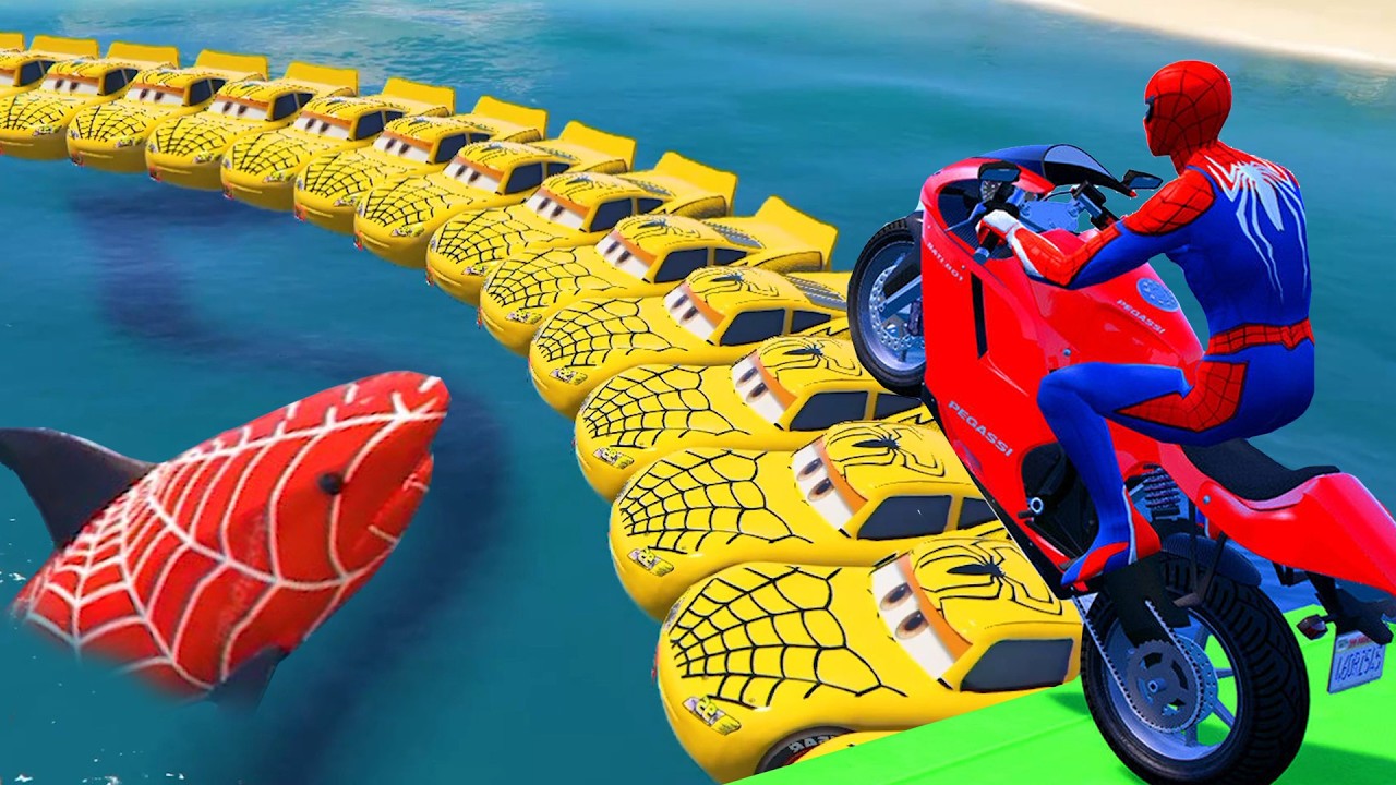 الرجل العنكبوت انقاذ باتمان Spider-Man Rescue batman vs iron man vs venom funny Game GTA 5 superhero