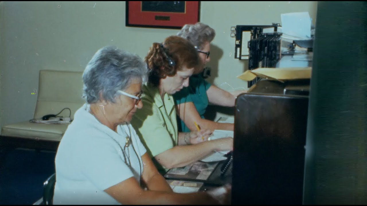 1970s Dodgers Front Office Telephone Switchboard Operators, Hard at Work!