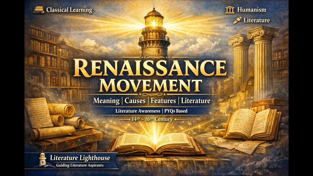 Renaissance in Literature Explained | Meaning, Origin,Characteristics I Literary Movements| ALL EXAM