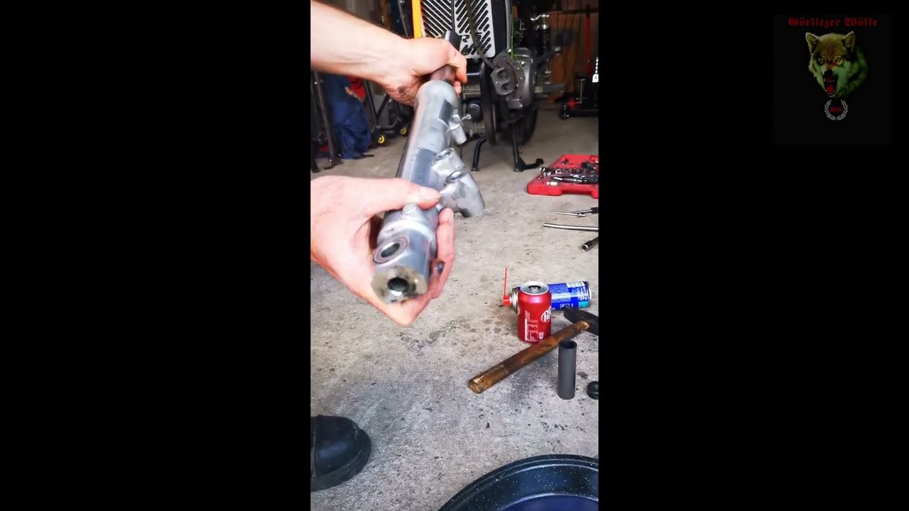 Kawasaki ER 5 Gabel Simmerring wechsel